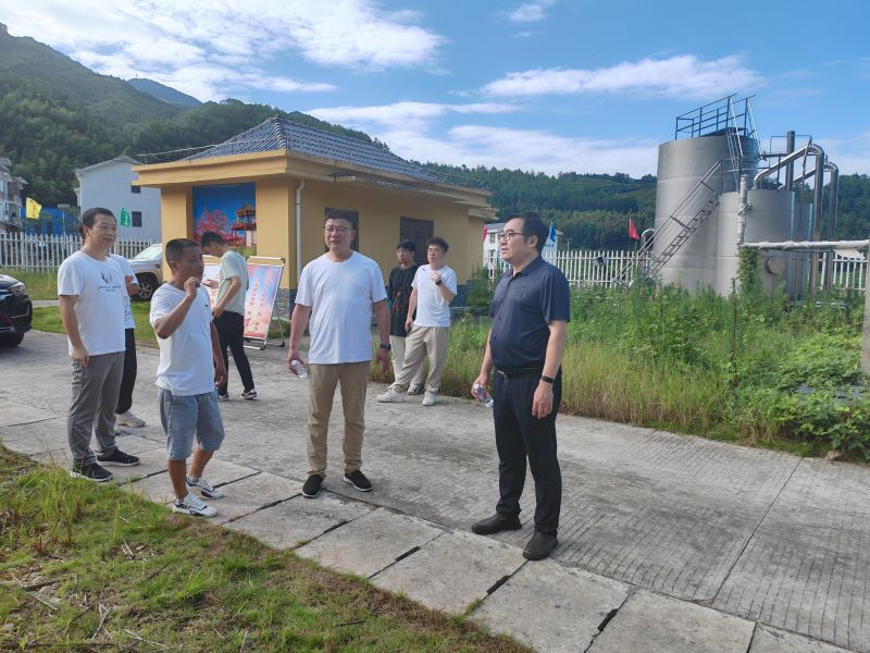 中闽水务集团党委委员、副总经理钱晖到邵武调研城乡供水一体化项目建设工作